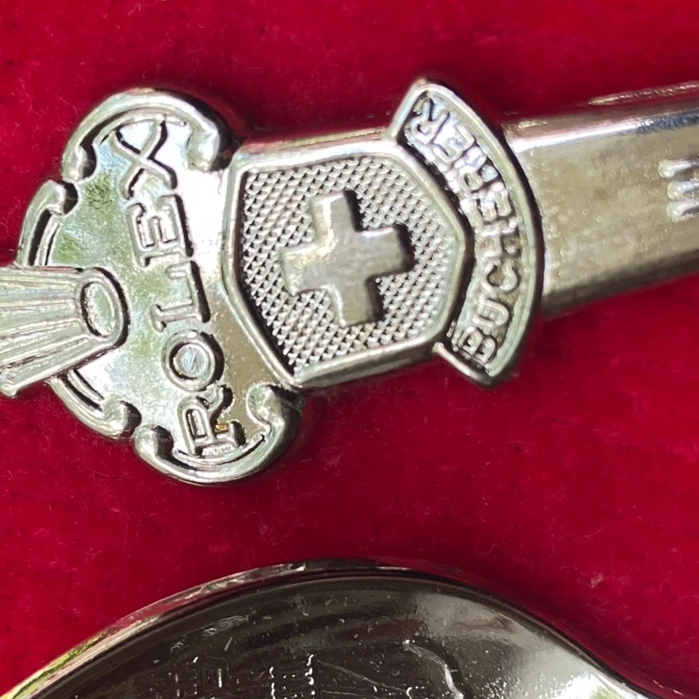 Pair of two vintage Rolex collectors spoons - Picture 2 of 11